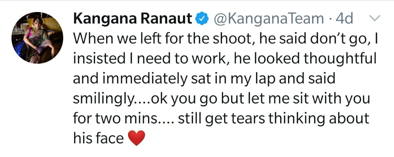 Kangana Ranaut Tweet