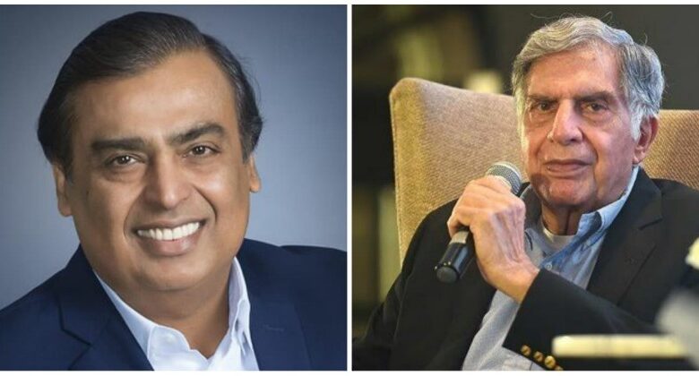 Mukesh Ambani And Ratan Tata